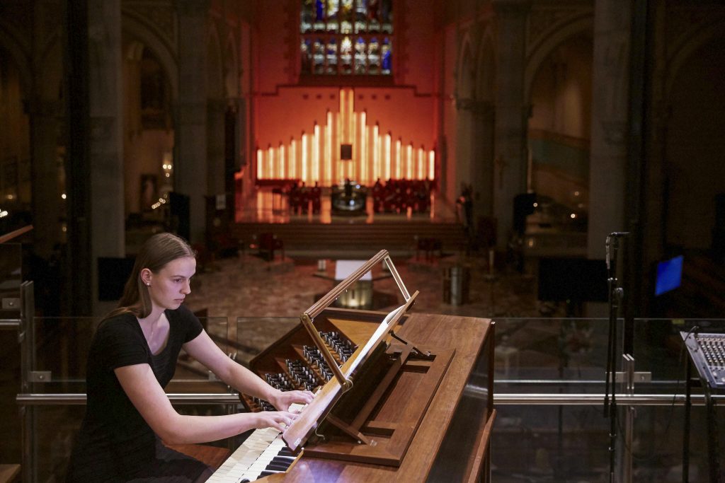 The Ave Maria recital was a free event by the St Marys Cathedral choir held at St Marys Cathedral on Sunday 8 September from 2:15pm. Photo: Jacinta Jakovcevic.