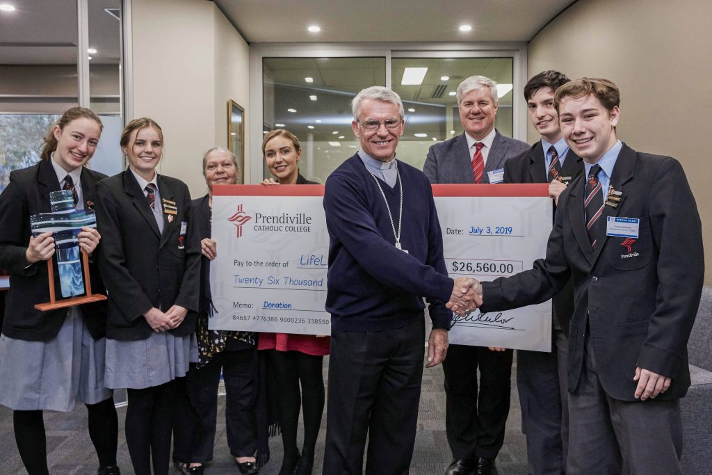Prendiville Catholic College has last month made the single largest contribution by any Archdiocesan school to LifeLink Day since its inception in 1999. Photo: Ron Tan.
