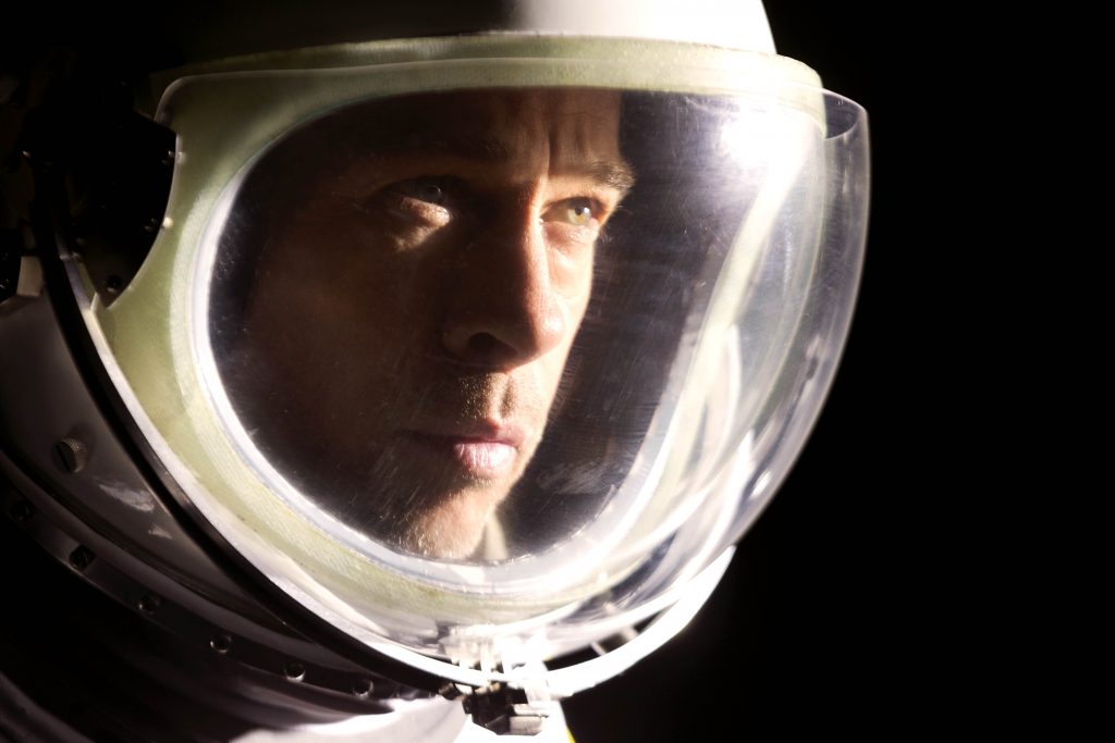 Brad Pitt stars in a scene from the movie "Ad Astra". Photo: Fox/CNS.