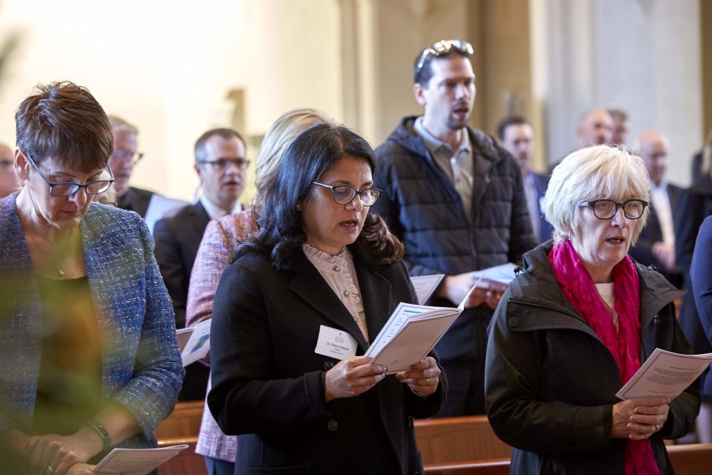 Catholic Education Western Australia (CEWA) Executive Director, Dr Debra Sayce addressed participants who attended the biennial Catholic Schools Board Chair Conference at St Mary’s Cathedral on 20 September. Photo: Jesse Roberts.