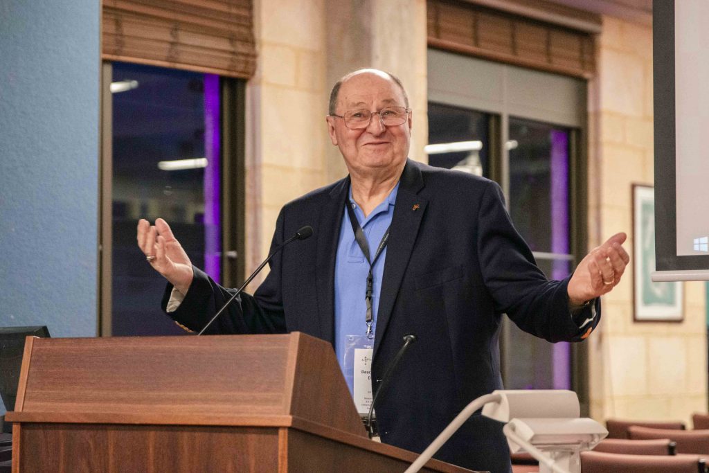 Deacon Gerald DuPont of the Galveston-Houston Archdiocese, Texas, gave an international perspective in relation to “The Father and I are one”. Photo: Matthew Lau.