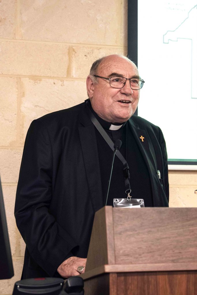 Broome Bishop Christopher Saunders makes his keynote address to the attendees of the 2019 NAD Conference on 3 October. Photo: Matthew Lau.