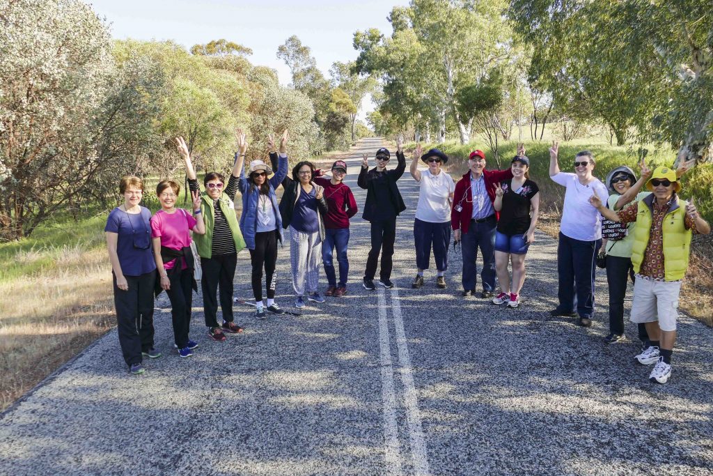 Participating in group activities, like walking together through the hills of Northam, brings the participants of the Mariapolis closer together. Photo: Supplied.