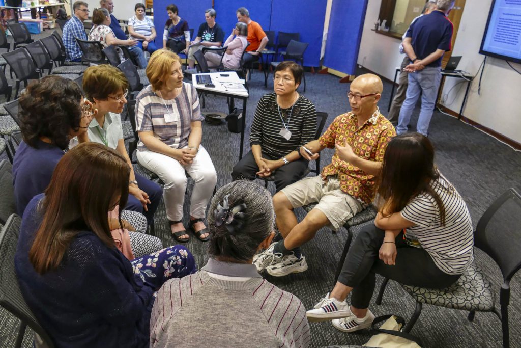 The Mariapolis is a forum for structured group discussions and spiritual talks within an atmosphere of brotherhood and sharing. Photo: Supplied.