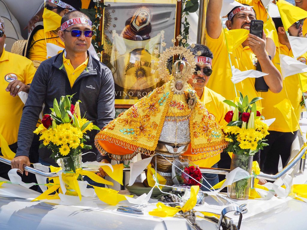 The Pinoy Catholic community celebrated the Feast of Our Lady of Peñafrancia on Saturday 21 September. Photo: Daryl Balitan.
